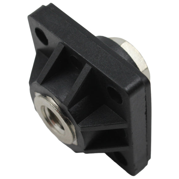 M8 threaded bulkhead connector set 12V–48V Black