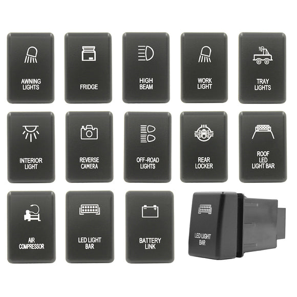 Push Switch suit Isuzu (Gen 1) - White LED - 50 Styles