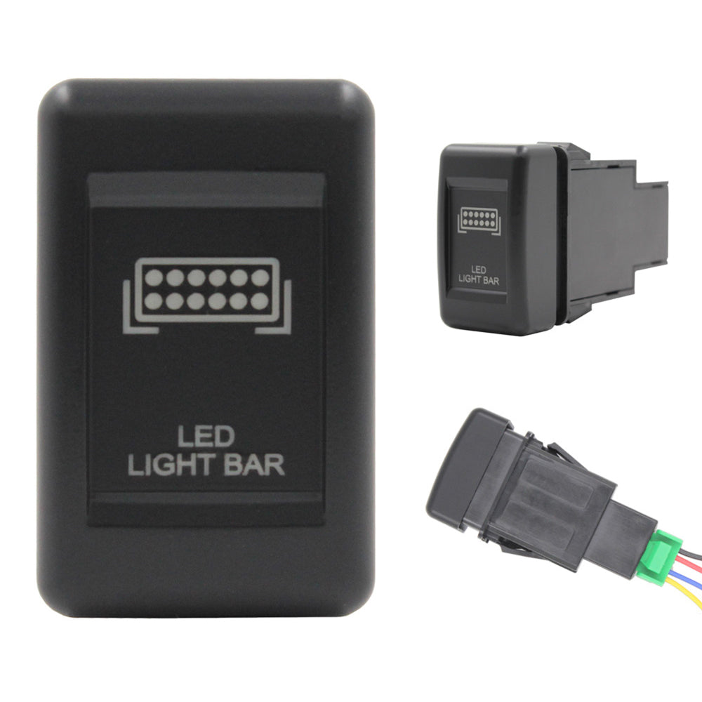 led light bar push switch