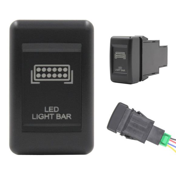 led light bar push switch