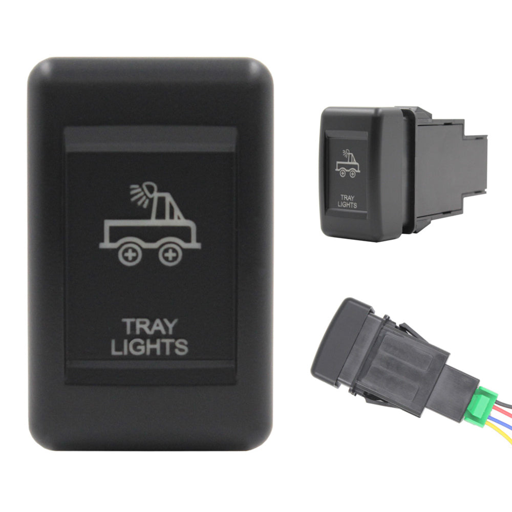 tray lights push switch
