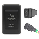 tray lights push switch