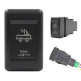 tray lights push switch