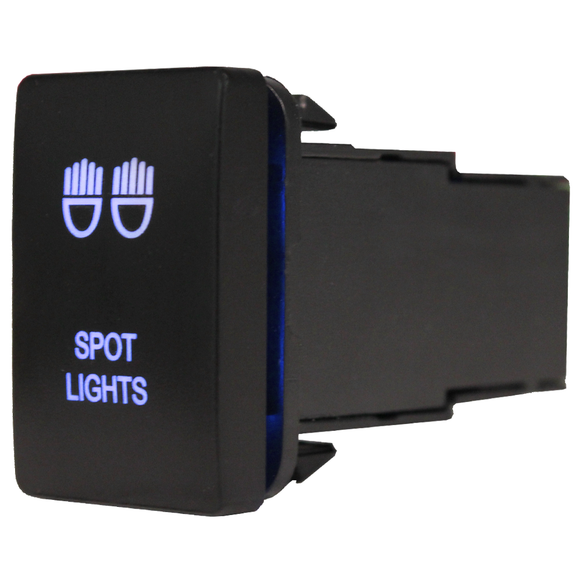 Push Switch suit Mitsubishi Small - Blue-Blue LED - 50 Styles