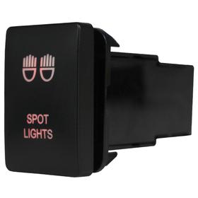 Push Switch suit Mitsubishi Small - Red LED - 50 Styles - 0