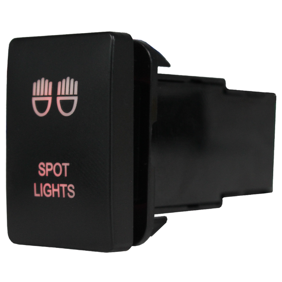 Push Switch suit Mitsubishi Small - Red LED - 50 Styles