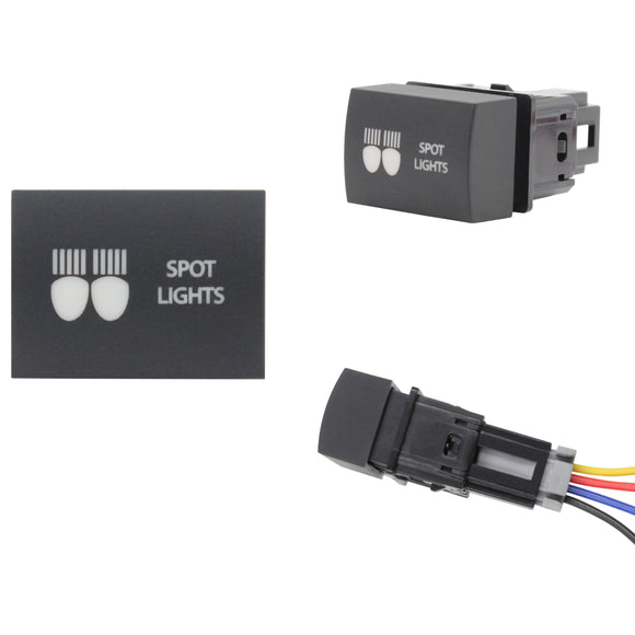 Push Switch Mitsubishi Slimline Spot Lights