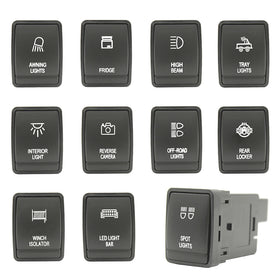 Push Switch suit Nissan Small - Amber LED - 43 Styles