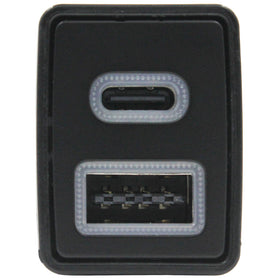 Type C + QC USB Charger - suit Nissan Small