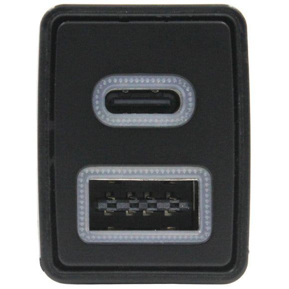 Type C + QC USB Charger - suit Nissan Small