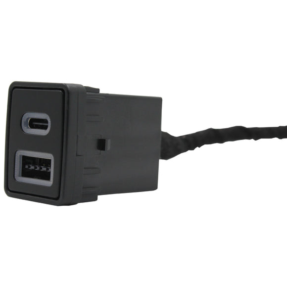 Type C + QC USB Charger - suit Nissan Small