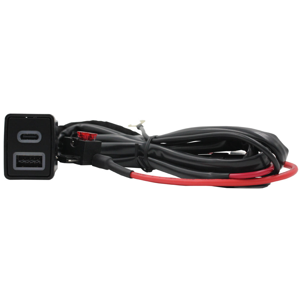 Type C + QC USB Charger - suit Nissan Small