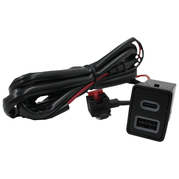 Type C + QC USB Charger - suit Nissan Small