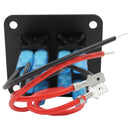 2 Gang Rocker Switch Panel - Red-5