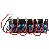 6 GANG ROCKER SWITCH PANEL