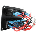 5 Rocker Switch + Dual USB + Volt Display + Cigarette Socket Panel-5