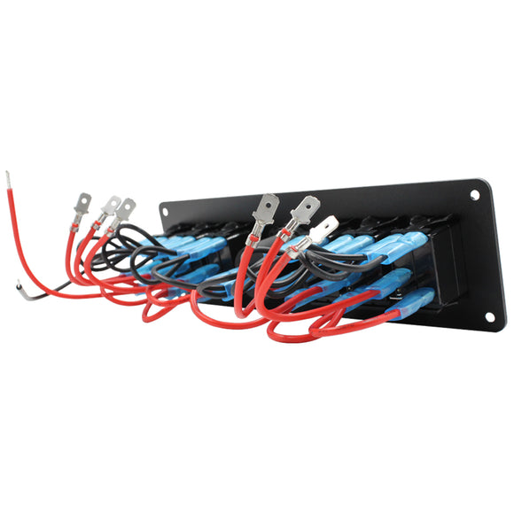 6 Rocker Switch + 4.2A Dual USB Volt Display