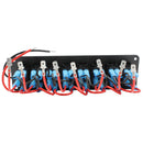 8 Gang Rocker Switch Panel - Blue-4