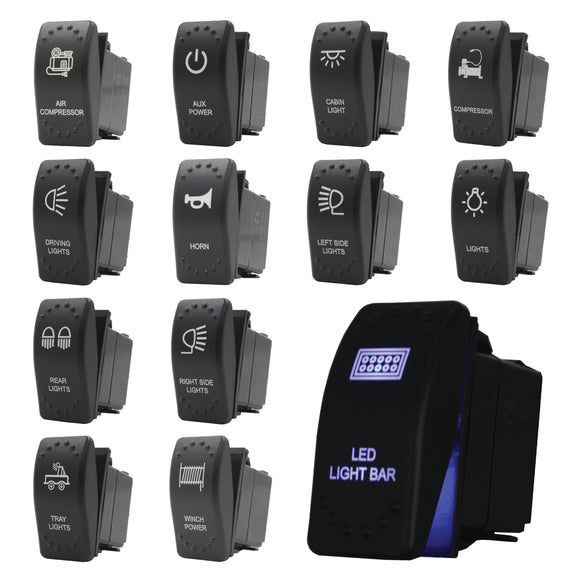 Laser Etched Rocker Switch