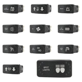 Laser Etched Horizontal Rocker Switch - No LED - 42 Styles