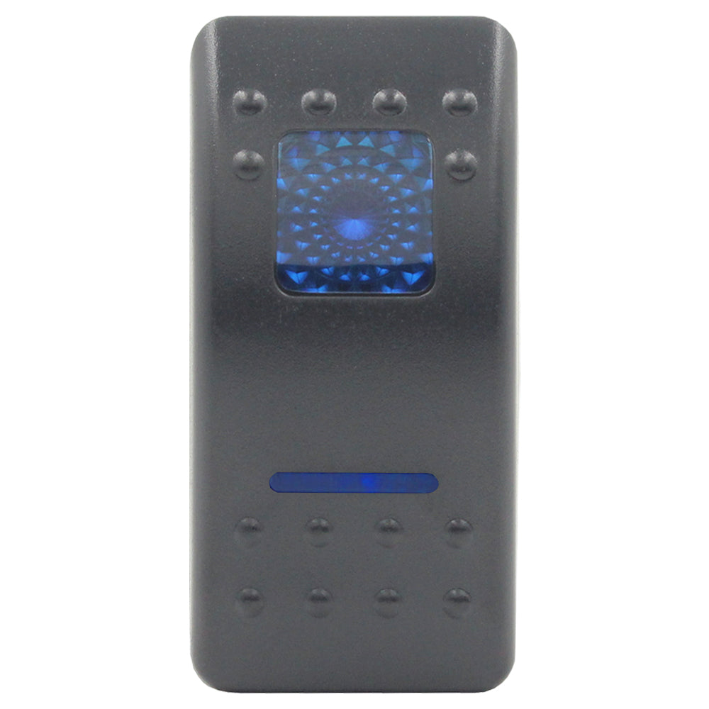 custom rocker switch blue led