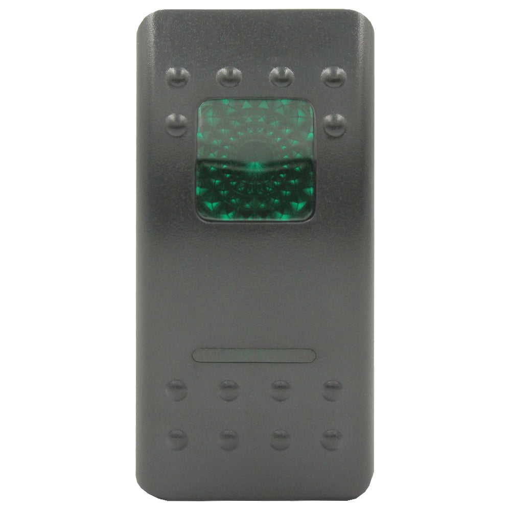 Custom Assembled Rocker Switch - Green LED | Switch Boss
