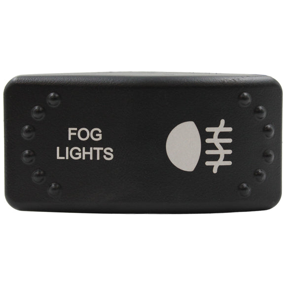 Laser Etched Horizontal Rocker Switch - Blue LED - 90 Styles