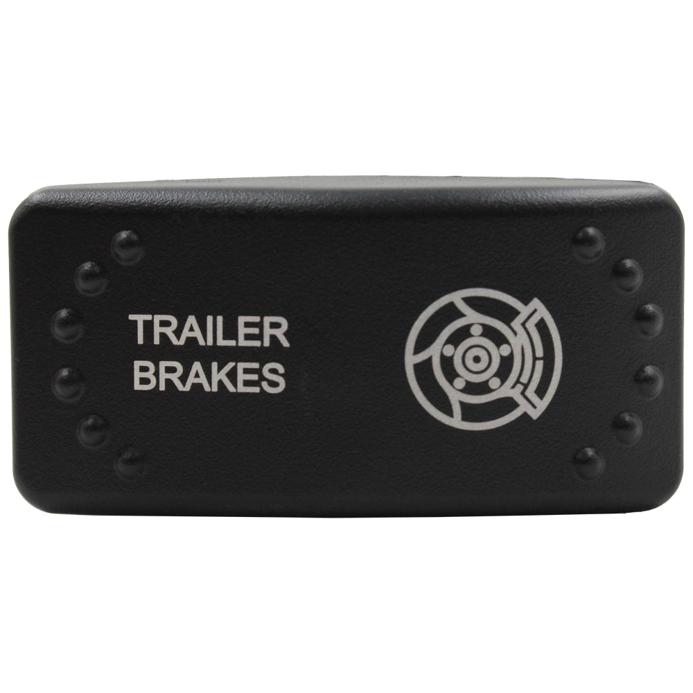 Laser Etched Horizontal Rocker Switch - Red LED - 90 Styles