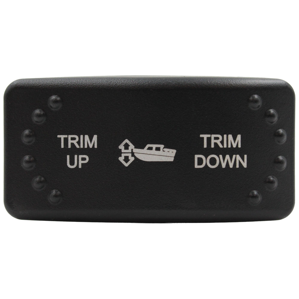 Laser Etched Horizontal Rocker Switch - Red LED - 90 Styles