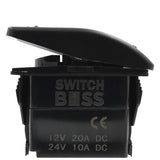 Laser Etched Horizontal Rocker Switch - No LED - 42 Styles