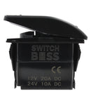 rocker switch red led