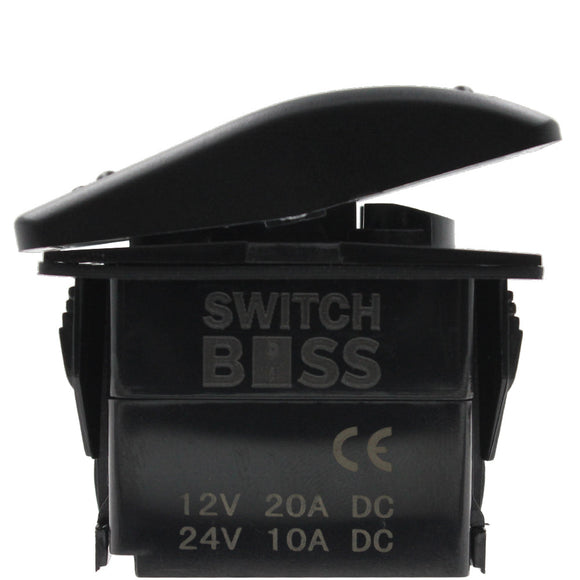 white led horizontal rocker switch