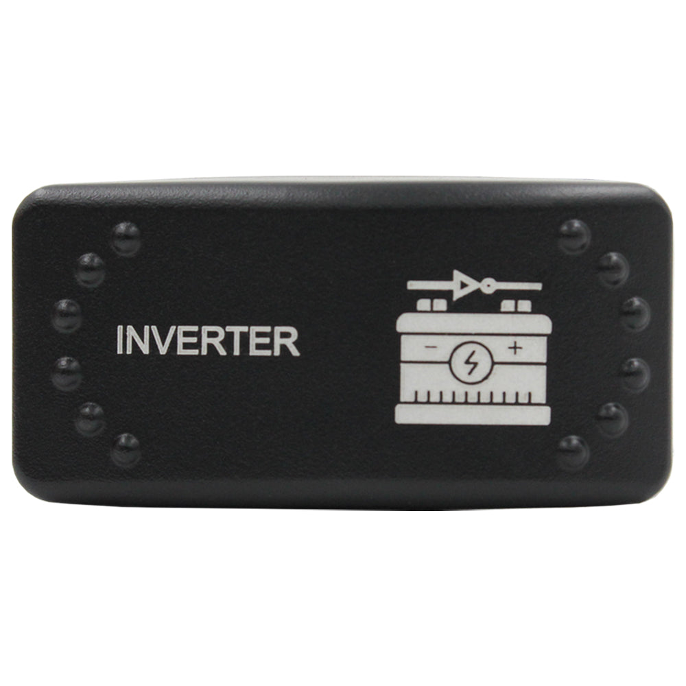 Laser Etched Horizontal Rocker Switch - Red LED - 90 Styles