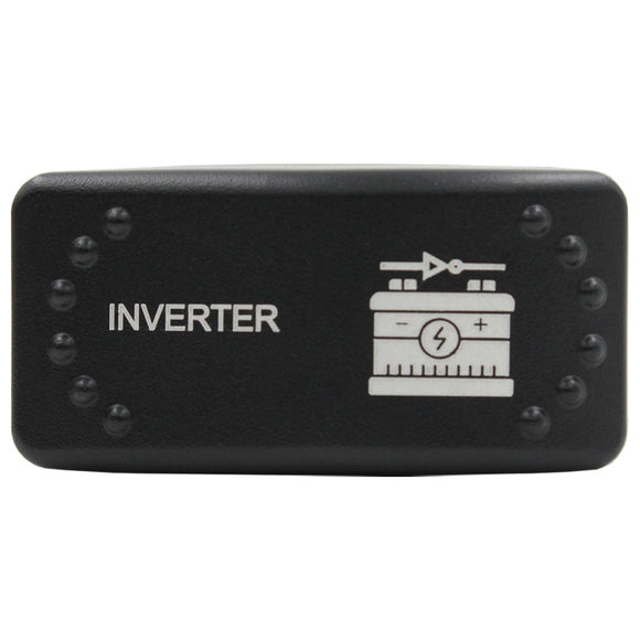 Laser Etched Horizontal Rocker Switch - Blue LED - 90 Styles