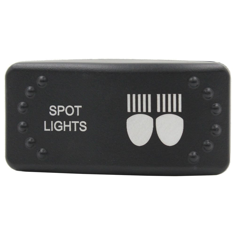 Laser Etched Horizontal Rocker Switch - No LED - 90 Styles - 0