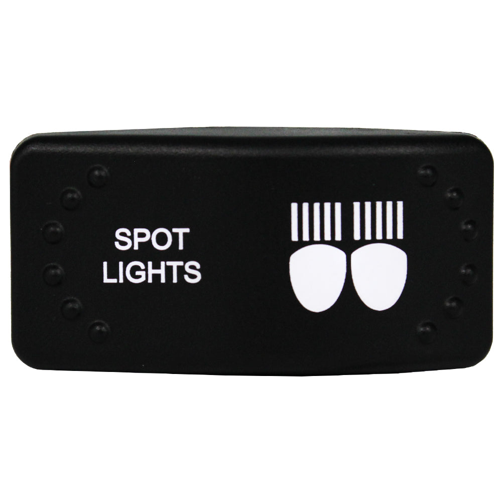 Laser Etched Horizontal Rocker Switch - White LED - 90 Styles - 0