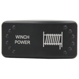 Laser Etched Horizontal Rocker Switch - White LED - 42 Styles