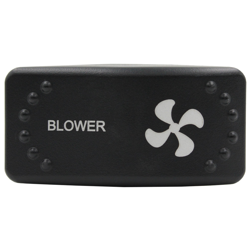 Laser Etched Horizontal Rocker Switch - Red LED - 90 Styles