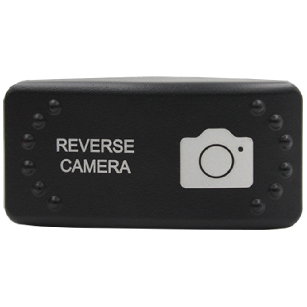 Laser Etched Horizontal Rocker Switch - Red LED - 90 Styles
