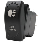 Laser Etched Rocker Switch - Blue LED - 88 Styles
