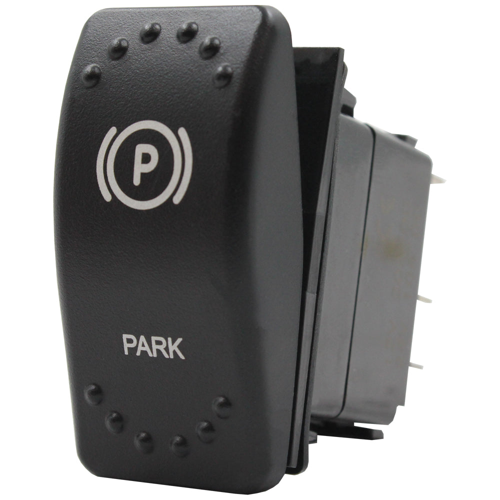 Laser Etched Rocker Switch - Amber LED - 88 Styles