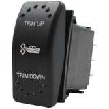 Laser Etched Rocker Switch - White LED - 88 Styles