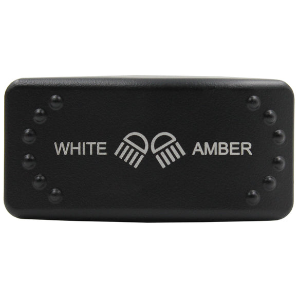 white amber rocker switch