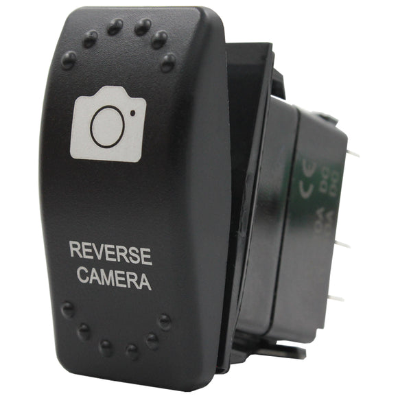 Laser Etched Rocker Switch - Blue LED - 88 Styles