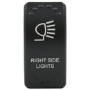 rocker switch right side lights