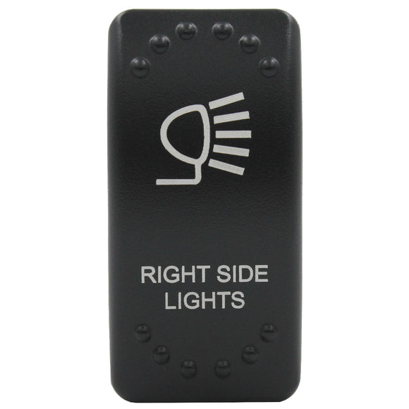rocker switch right side lights