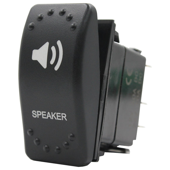 Laser Etched Rocker Switch - Blue LED - 88 Styles