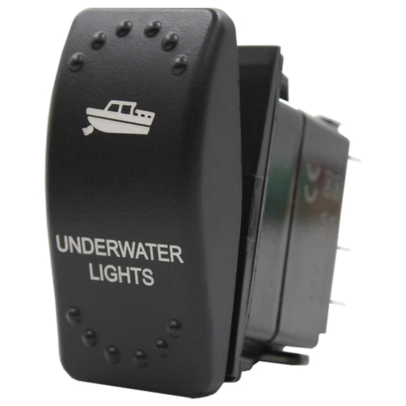 Laser Etched Rocker Switch - Blue LED - 88 Styles