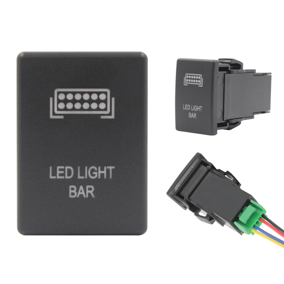 led light bar push switch mazda