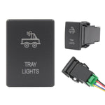 tray lights push switch